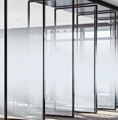 One way gradient glass film for bathroom, hotel, office premium privacy protection film self adhesive material