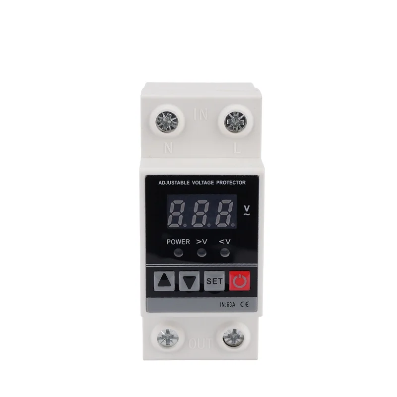 Intelligent Led Digital Automatic Voltage Regulators Protector Rely