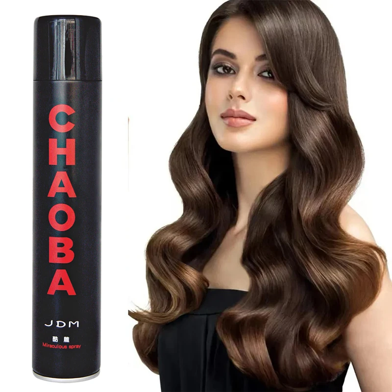 High Quality Organic Aerosol Dry Hair Styling Spray Strong Hold Extra Gel for Women Barber Hair Styling Products