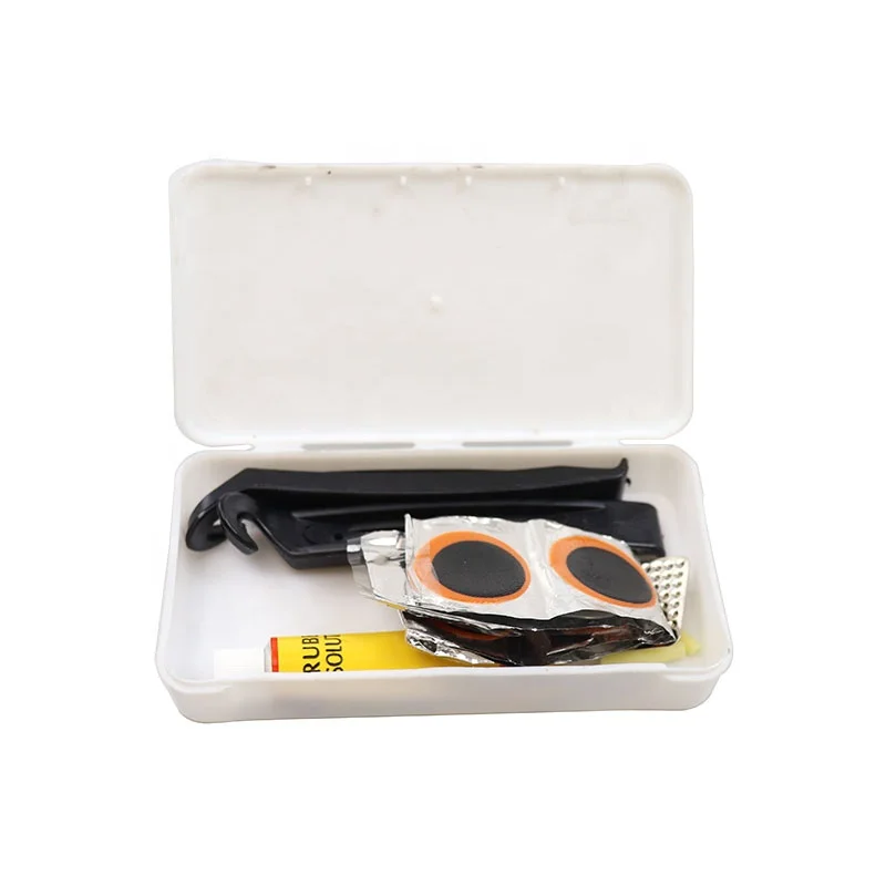 Hot Selling Emergency Bicycle Maintain Tools Kit With Glue Flat Tire Repair Patch Tool Set Accept OEM Service