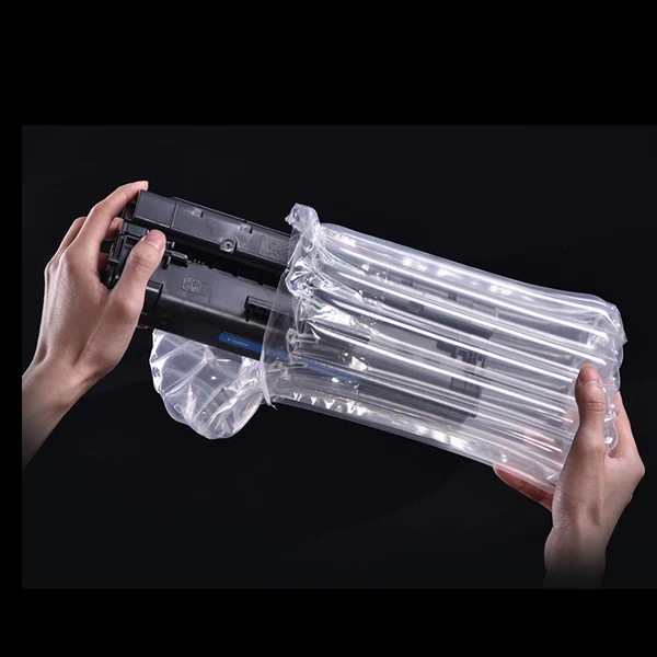 2022 Qpak Inflatable Air Column Perfectly Protect Bag And  Air Column Bubble Inflated Bags For Toner Cartridge