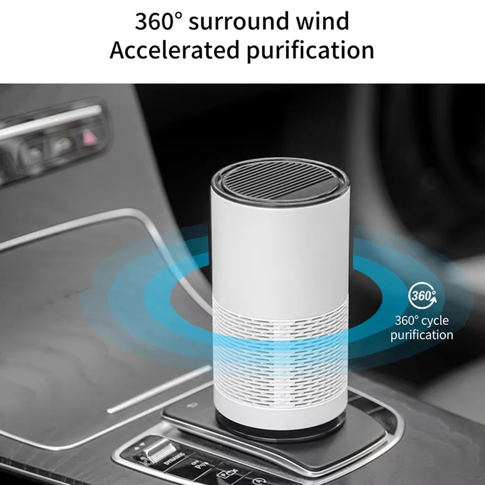 Anti- Air Freshener 1W Durable Car Air Purifier Multifunctional Car Supplies Purifier Universal Vehicle Air Cleaner