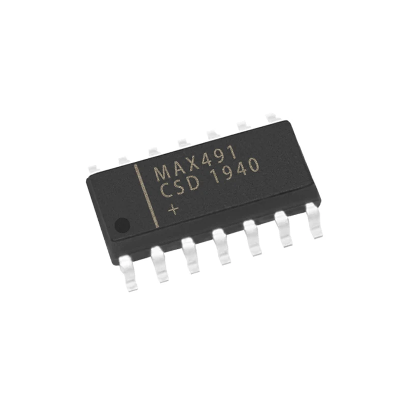 MAX491CSD+T Packaging SOP 14 RS - 422 - RS - 485 Interface IC
