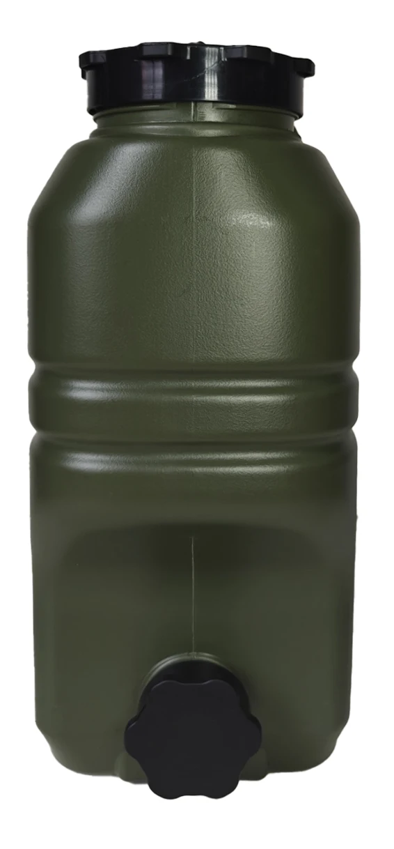 High quality factory custom lo go color 12L Large Beige Water Canister Tank container gor camping