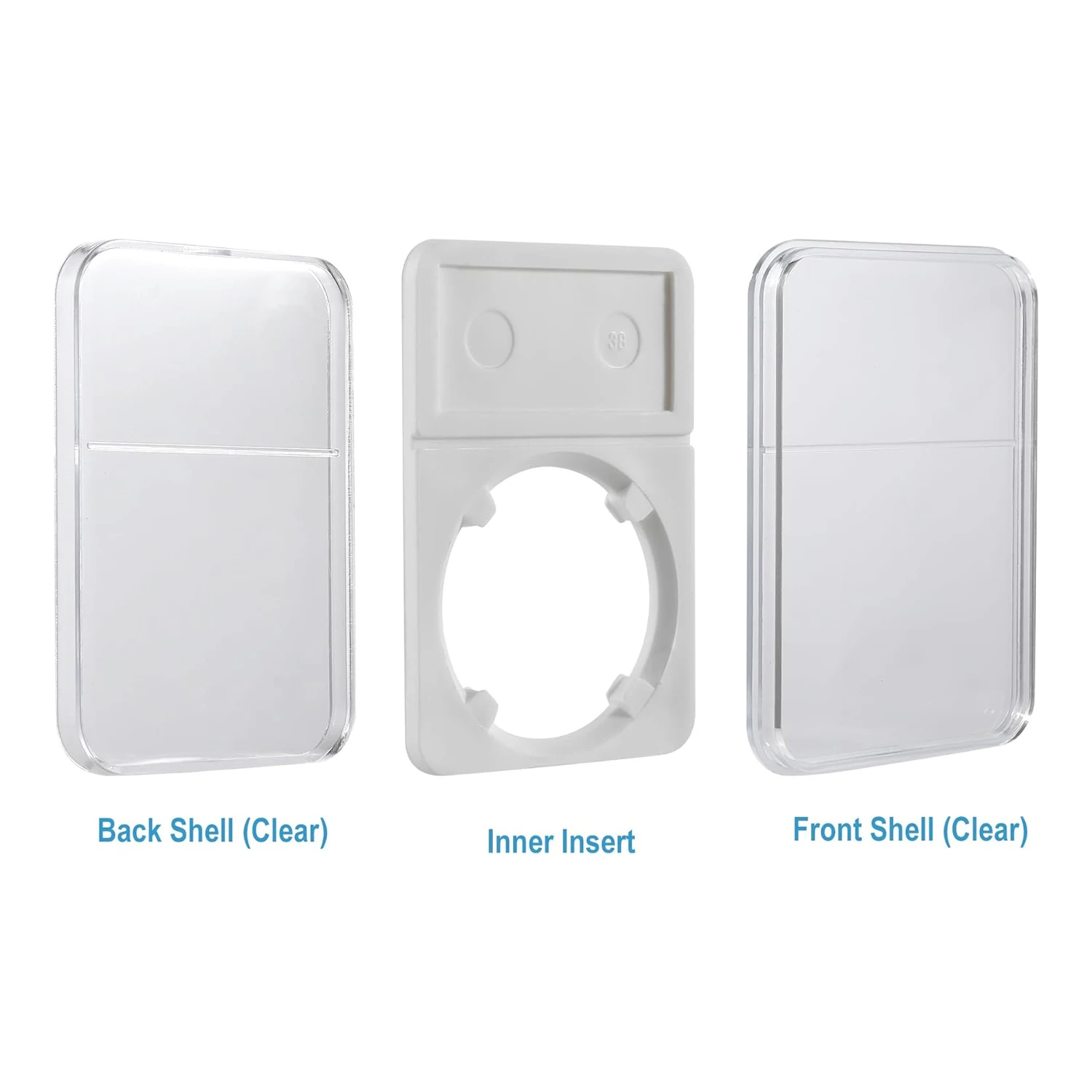 Coin Holder Display Slab Customizable Inserts Size 20/25/30/35/40 mm Fit for NGC PCGS Grade Collection Box