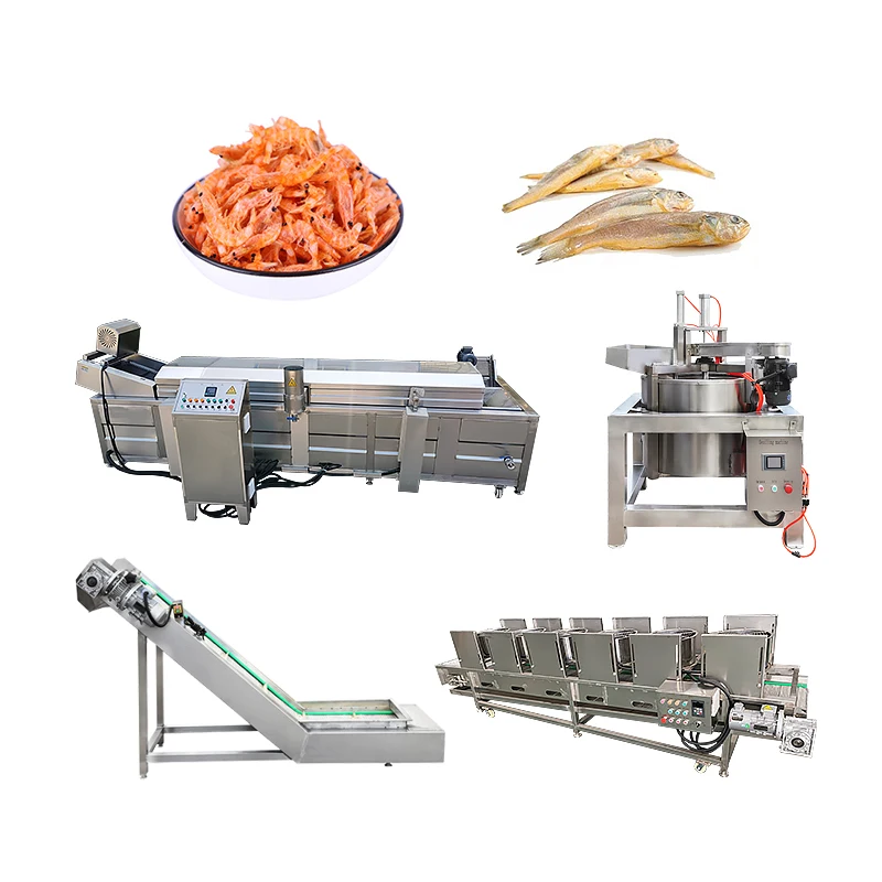 Industrie Nugget Fisch Brat Linie Huhn Erdnuss Friteuse Machine Kontinuierliche Friteuse Machine
