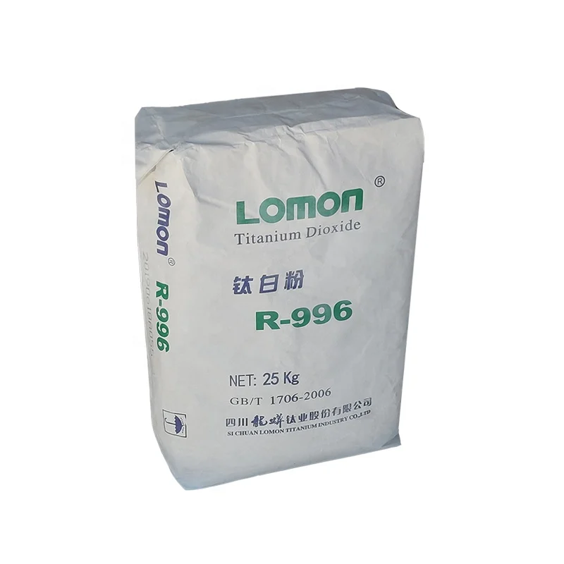  Первоклассный Рутиловый Пигментный Диоксид Титана LOMON R996 TiO2 белый порошок диоксида