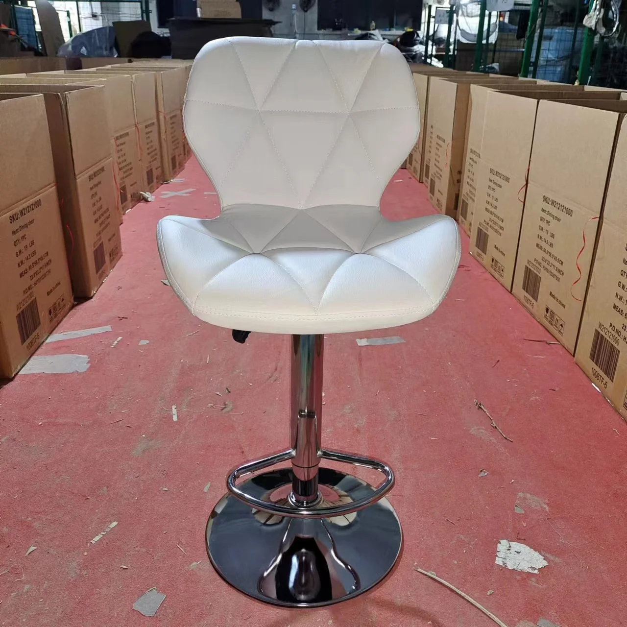 Cheap price bar stools and restaurant chair sets kitchen chair black pu leather swivel bar stools bar chair