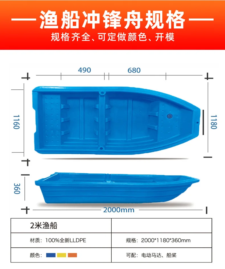 Factory Custom Bote Wholesale LLDPE Plastic Speed Sailing Boat Sports Fishing Surfing Vacuum Thermo forming Custom Cutting Mould