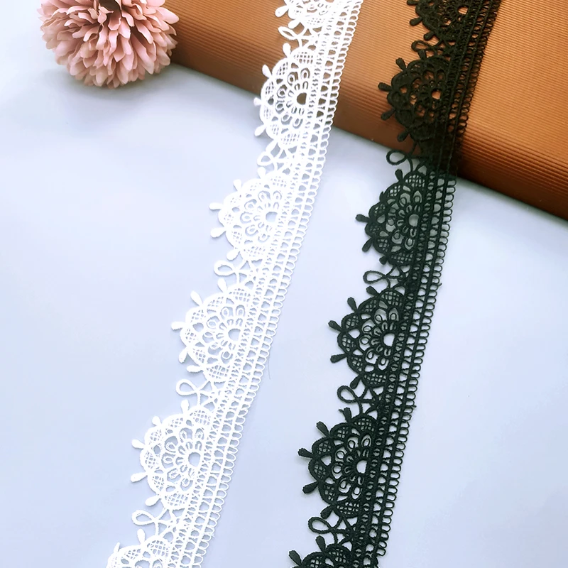 black and white lines round holes arranged sewing trim elastic lace  bra clothing accessories