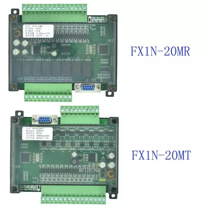 FX1N-20MR FX1N-20MT PLC Industrial Control Board 12 Input 8 Output Programmable Module PLC PAC control device