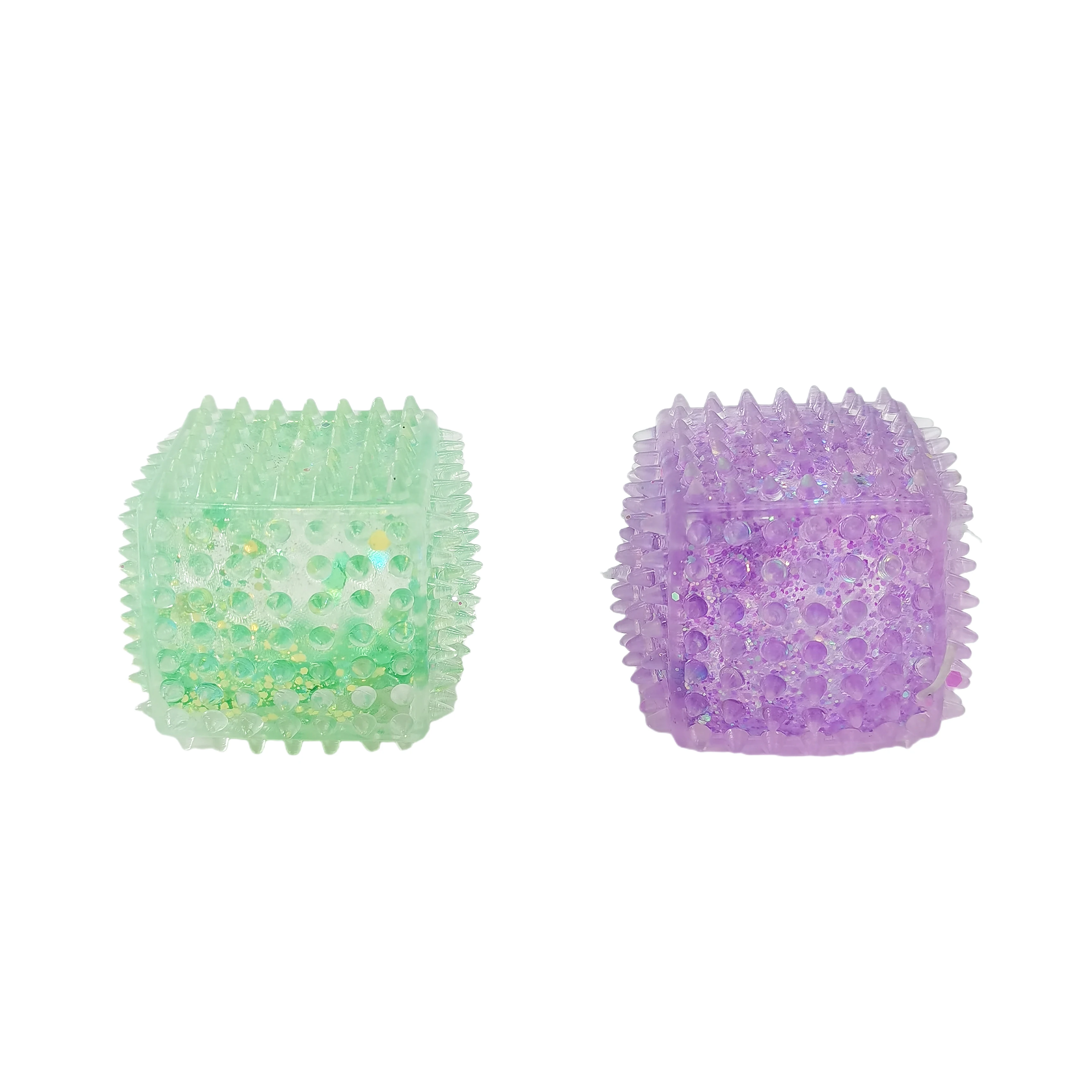 2024 New Design Tension Relief Toys Hand Exercise Balls for Relax Ice Cube Stress Ball for Children Party Favor