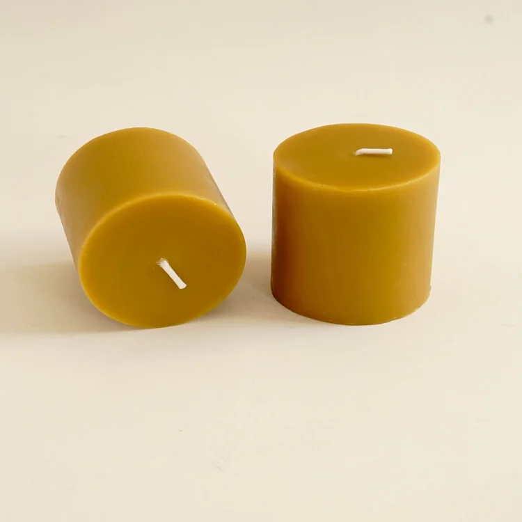 Wholesale 100% natural Beeswax pillar votive Candle