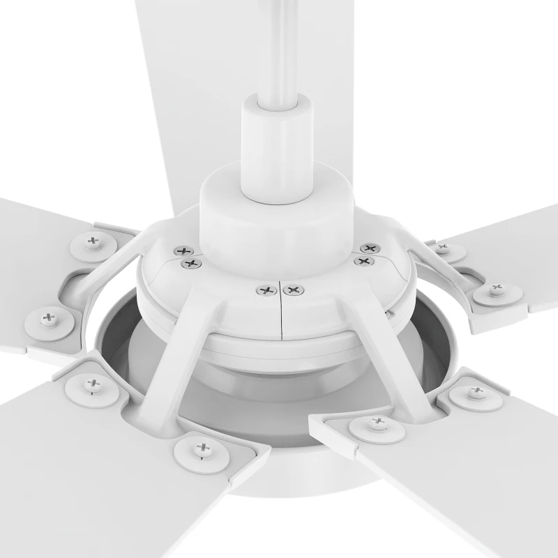Mid-Century lower carbon motor rated tropical led smart ceiling fan 220v ceiling fan with light dc