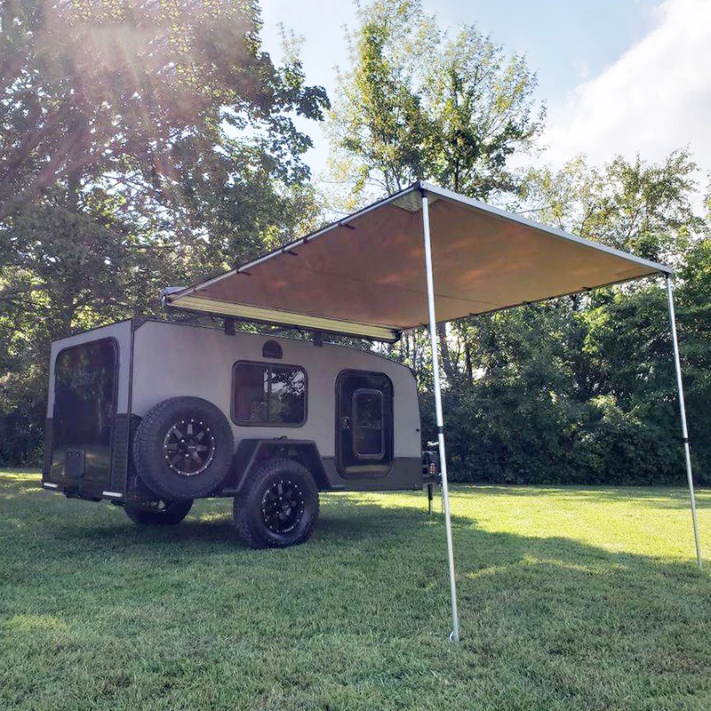 Glaming mini camper van Rv Camper Caravan Trcuks with Integrated Camping Caravan Travel Trailer