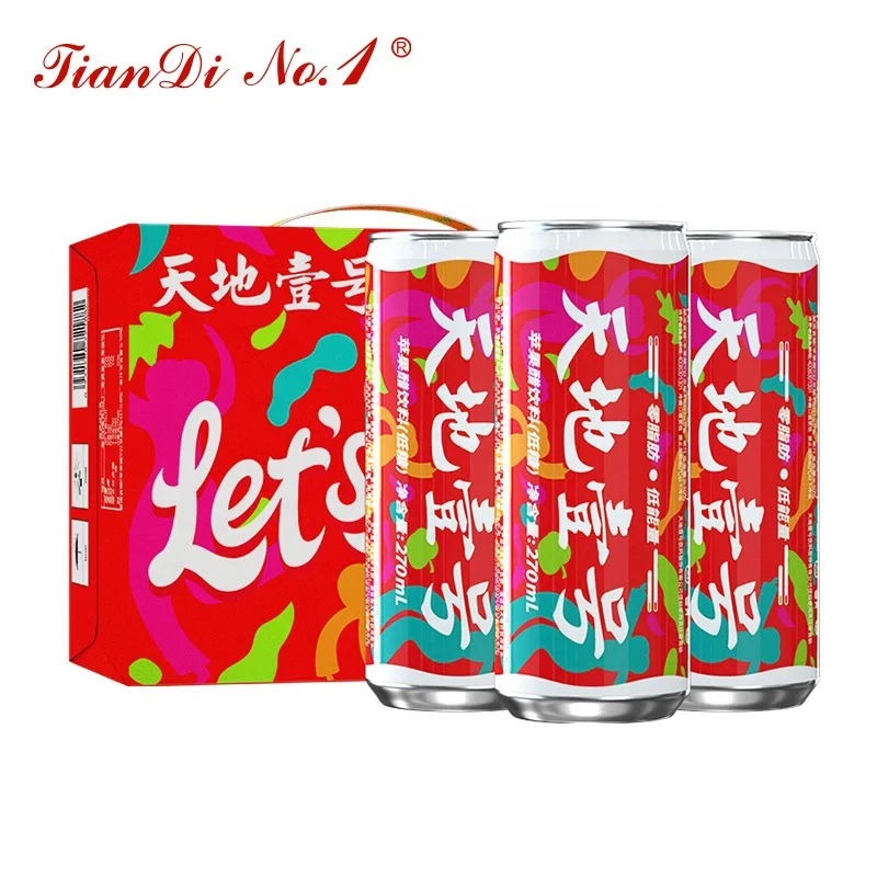 High-Quality Drink with Fruit Taste 270gr Tinn Canned packaging