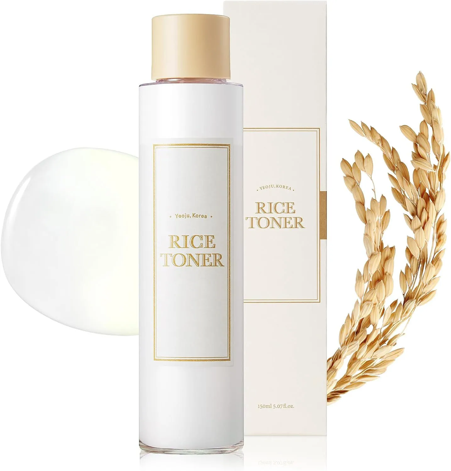 Korean Natural Organic Skin Care Rice Toner Glow Essence  Rice Water Face Toner 5.07 fl oz Rice Face Toner