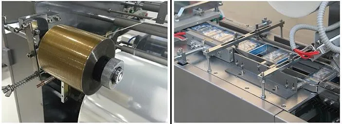 Automatic cellophane wrapping machine for box