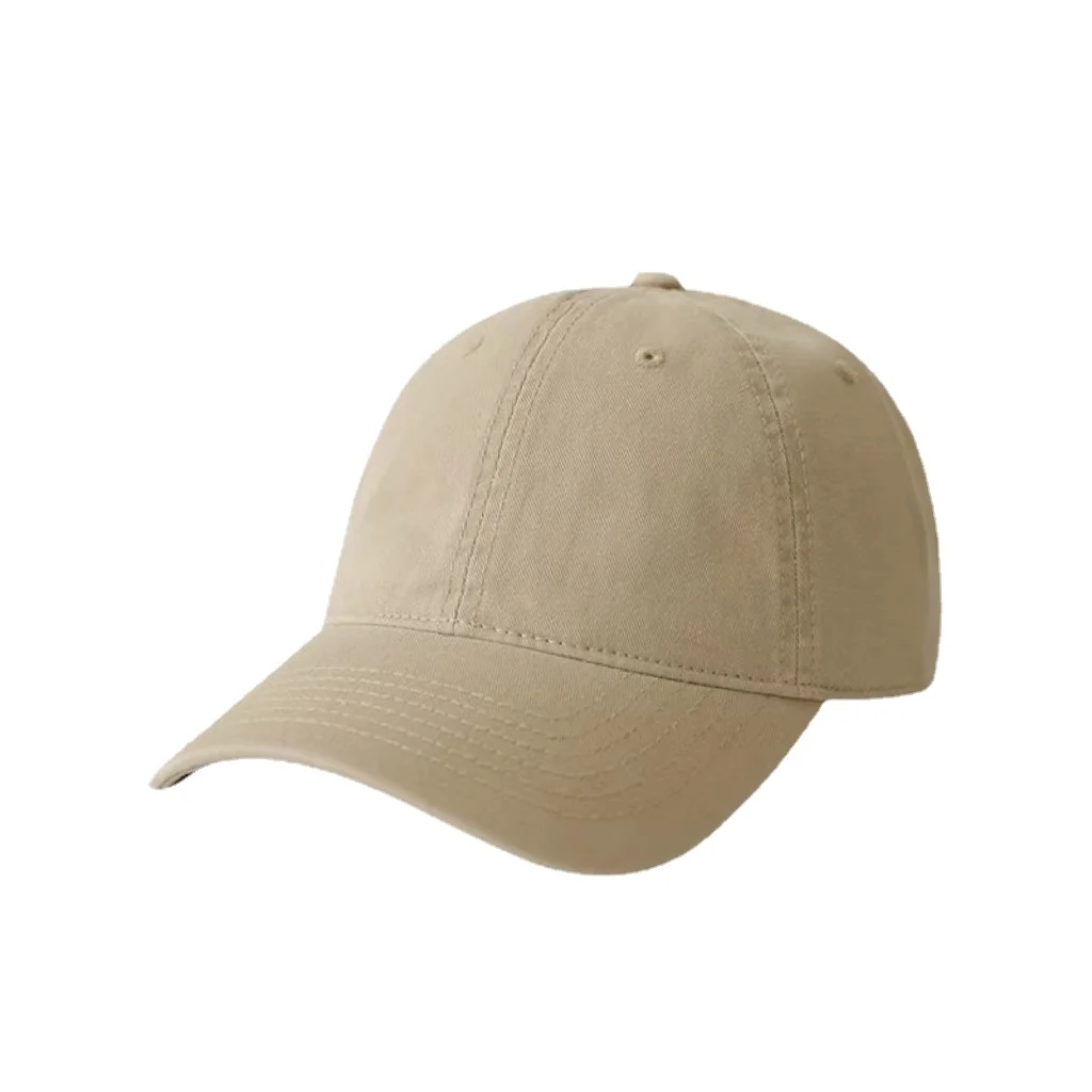 American Cotton Baseball Cap Blank Light Plate Soft Top Unlined Casual Cap Men Adjustable Party Foreign Trade Europe United