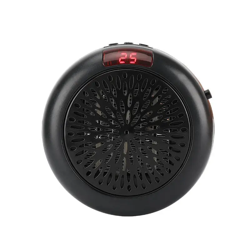 
Electric Space Heater Mini Portable Wall Mount Home Office Desktop Warm Air Heater Warmer Fan Silent Remote Fast Heat Thermostat 