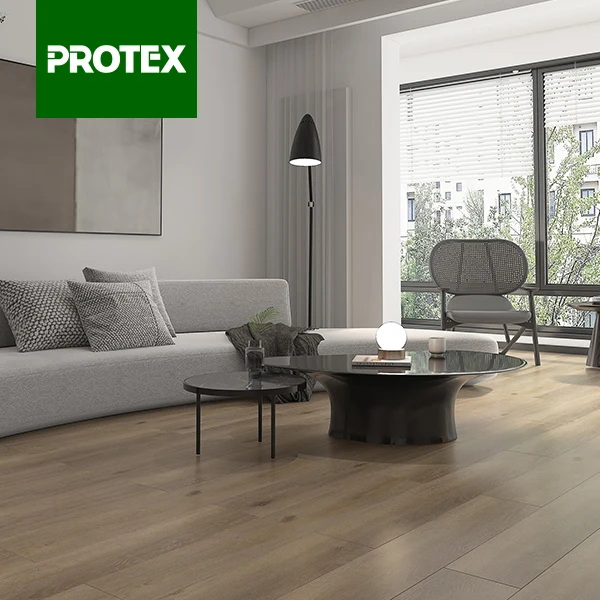 Protex free sample spc material super high gloss waterproof click tiles vinyl flooring