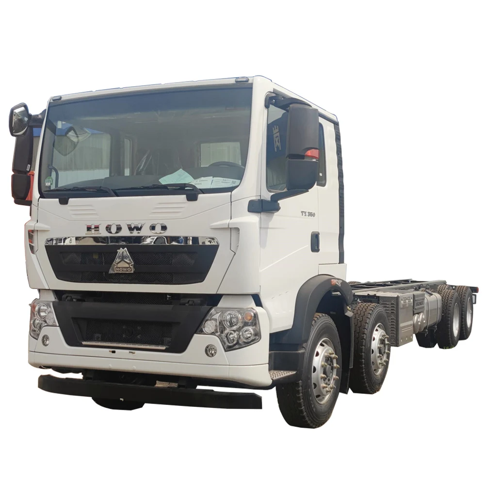 China HOWO SINOTRUCK Truck TX350 8*4 12Wheels 350hp Euro 6 Diesel Chassis for Lorries