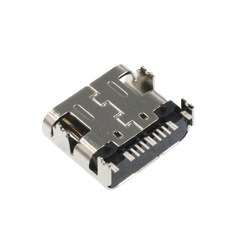 PE C Type Top Contact 16 Pin Female USB Connector