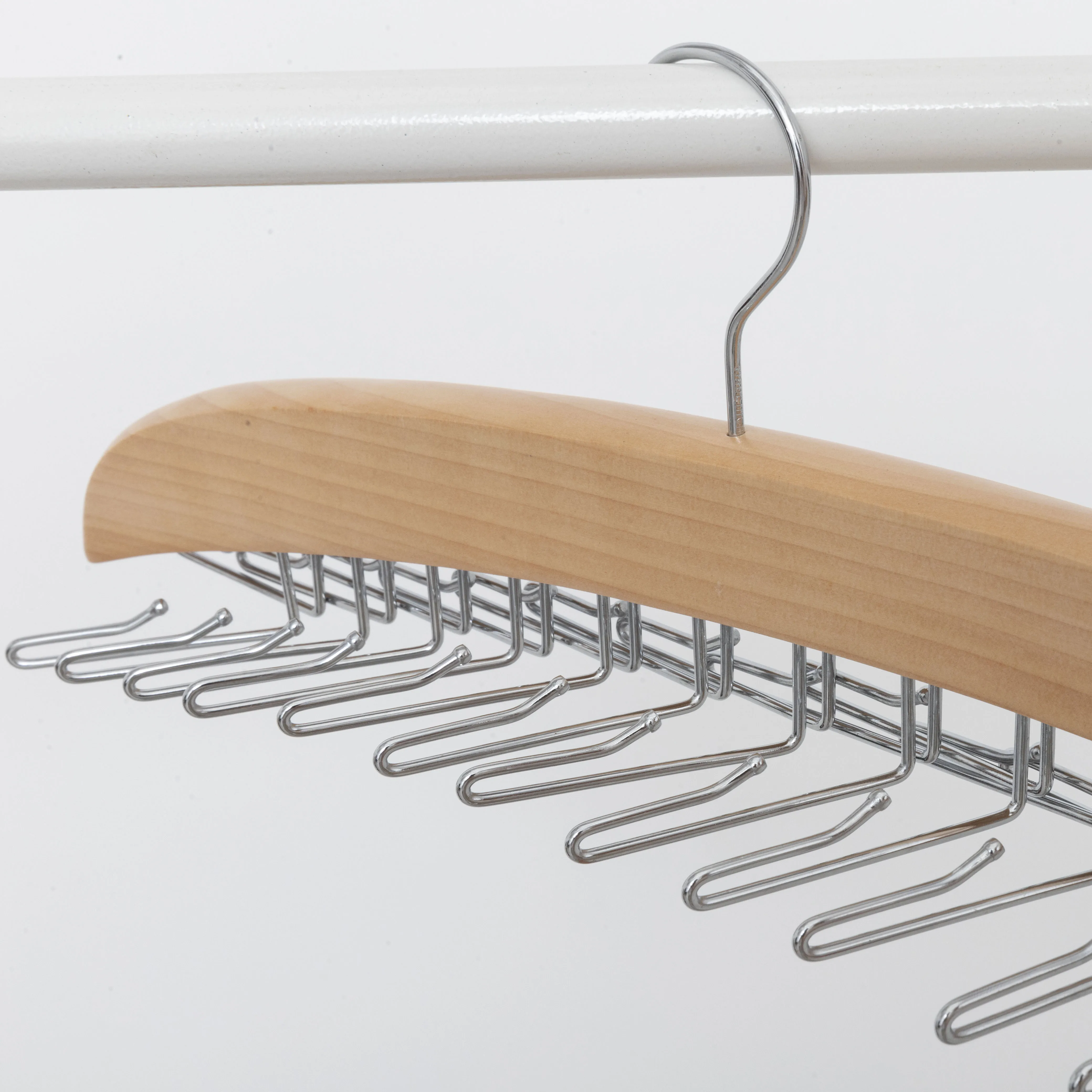 IANGO Non-Slip Hanging Tie Holder Closet Organizer and Storage for Tops Bras Ties Swimsuits Dress