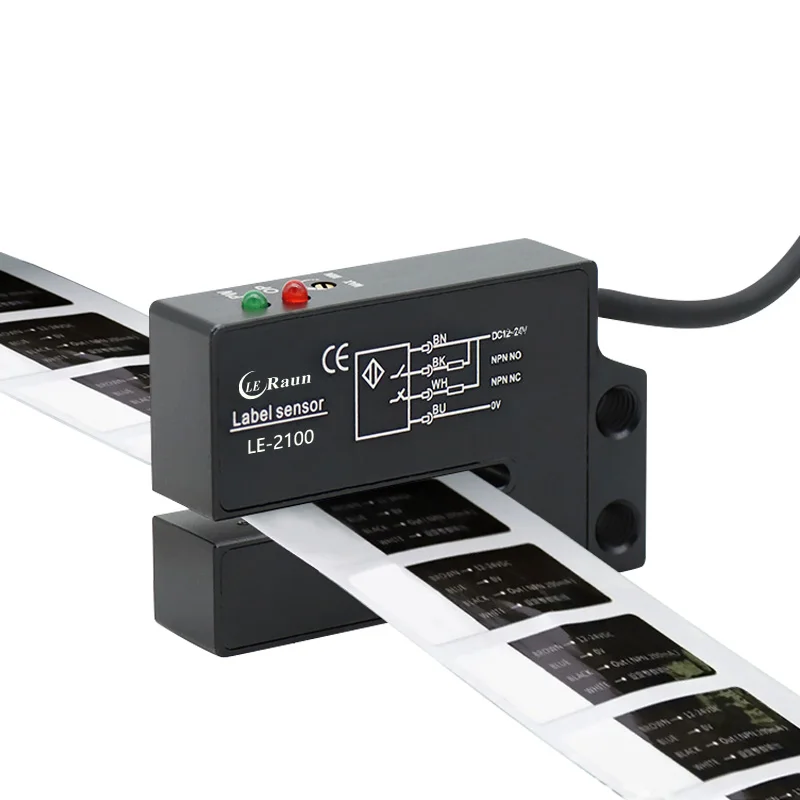 China LERAUN Label Sensor High Speed Slot Type Sensor Count Fork Label Machine System Automation Detector Sensor