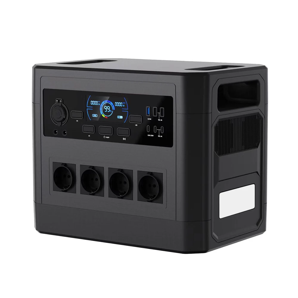 OEM UPS Lifepo4 Сверхбыстрая зарядка 2016 Вт чистая Синусоидальная портативная электростанция 2000 портативный солнечный генератор
