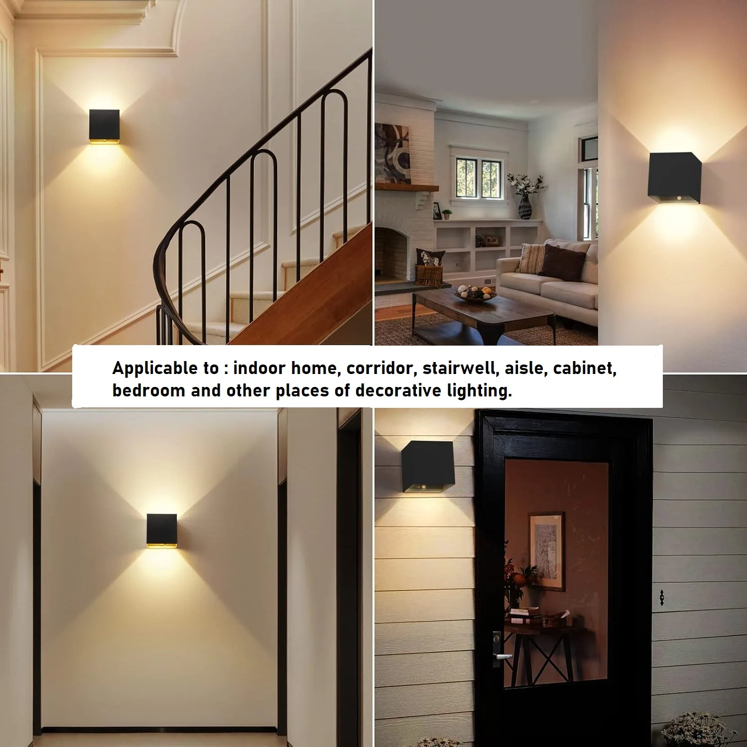 QF-248 Nordic Wall Light Waterproof Outdoor Porch Garden LED Wall Sconces Lighting Minimalist Wall Lamp