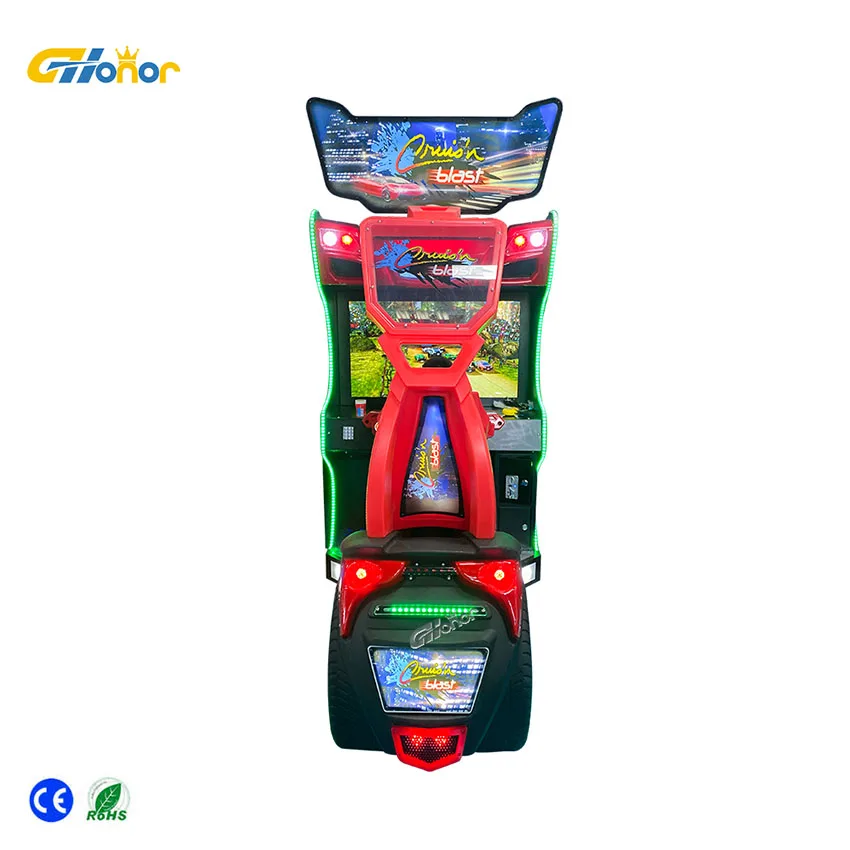 new design coin operated driving simulator car racing game machine driving simulator 5d