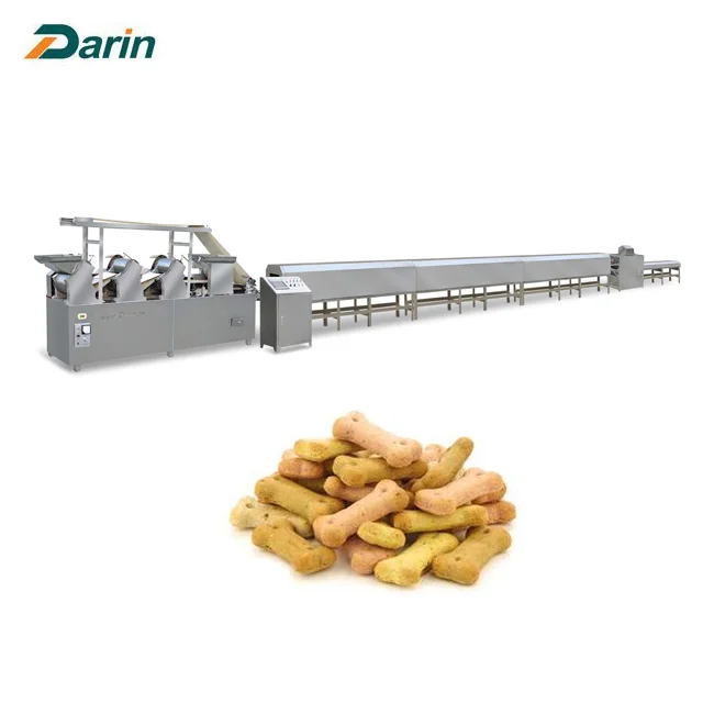 High Productivity Dog Biscuit Machine Pet Biscuit Processing Line