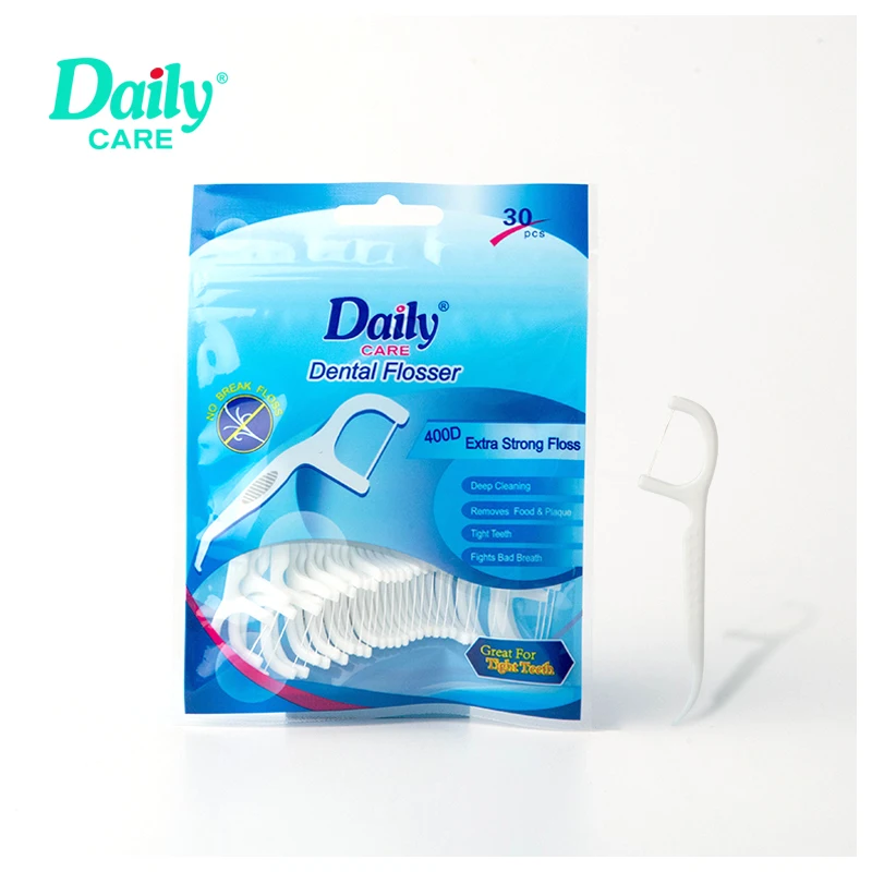 New Arrival Portable Dental Flossers Waxed Tooth Floss Sticks Floss Picks Mint Flavored for Effective Daily Oral Care Hygiene