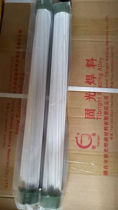 Silver Flux Coated Brazing Rods Copper Carbon Alloy Welding Rods in Bar Pattern MOQ 5KG