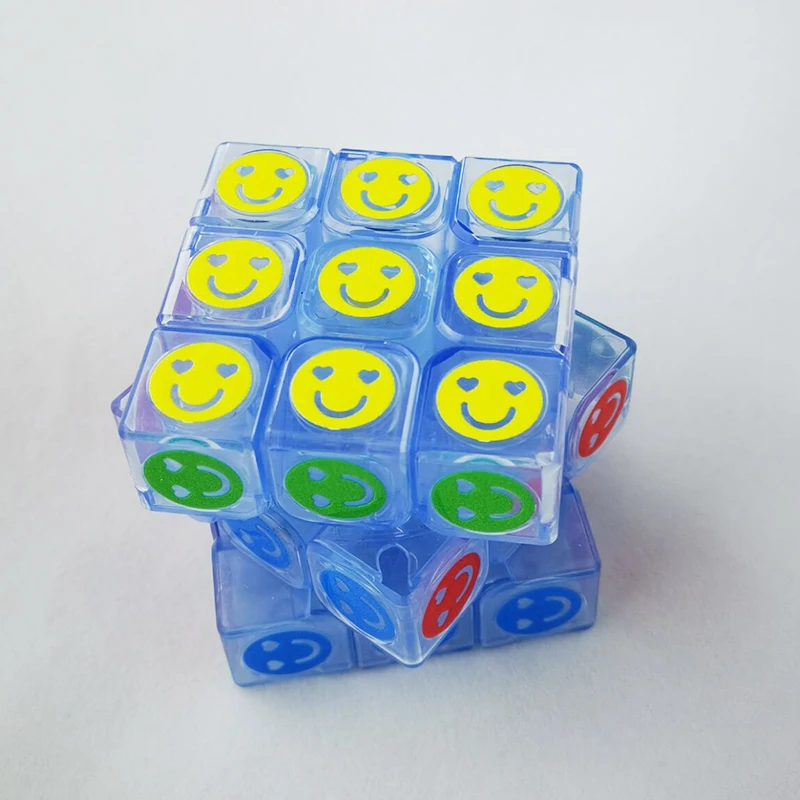 transparent 5.5cm high-quality Smooth Magic Cube toy for kids adults Promotional Magic Cube