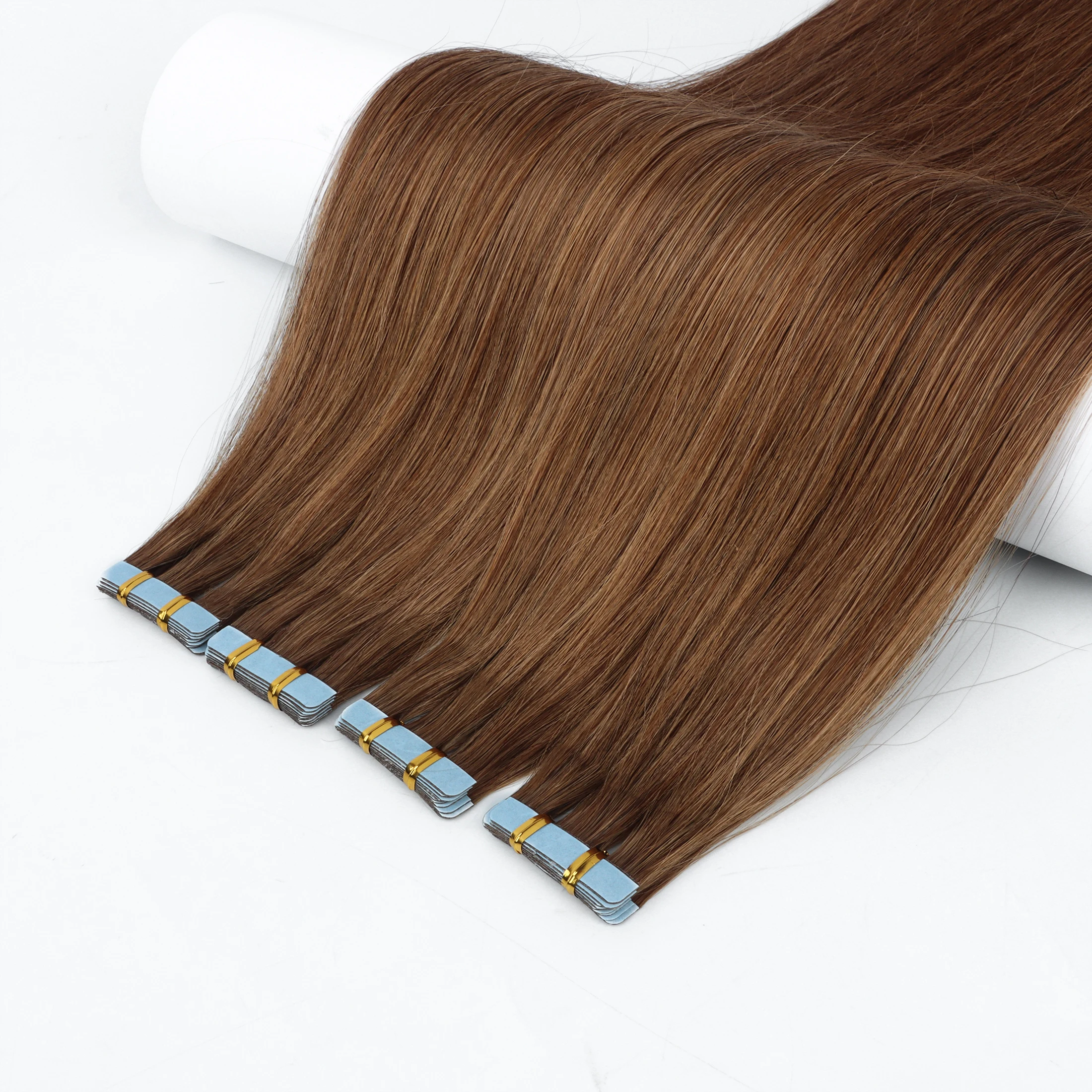 Most Popular Color Swatch Hair Weft Pro Bonded Tape in Hair Genius Weft Human Hair Extension Balayage Luxury Colour Ring