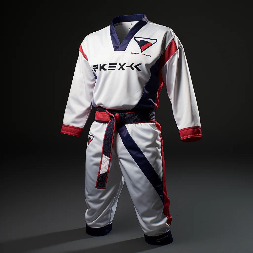 Black V Neck Collar WTF Taekwondo dobok Kimono For Coatch taekwondo Master dobok super light fabric