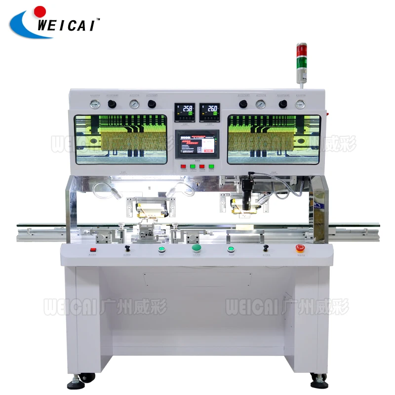 CR-880DH hot press machine with double cutter head 2k 4k screen cof bonding machine for LCD LED screen panel repair