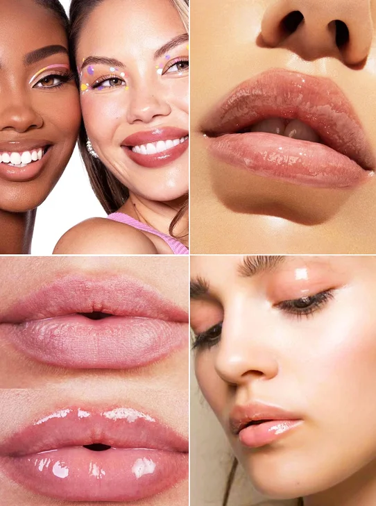 Бесплатный образец собственной этикетки увлажняющее глянцевое масло для губ фруктовый вкус розовое прозрачное масло для ухода за губами