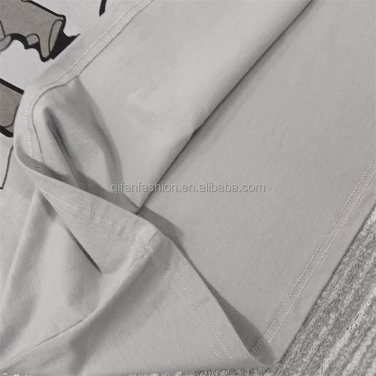 Custom printing cotton two tone long sleeve 2 in 1 double layer t shirt for men