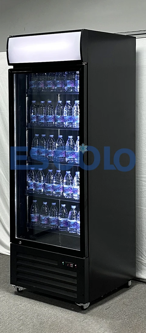 Glass Door Upright Beverage Chiller/cooler/refrigerator