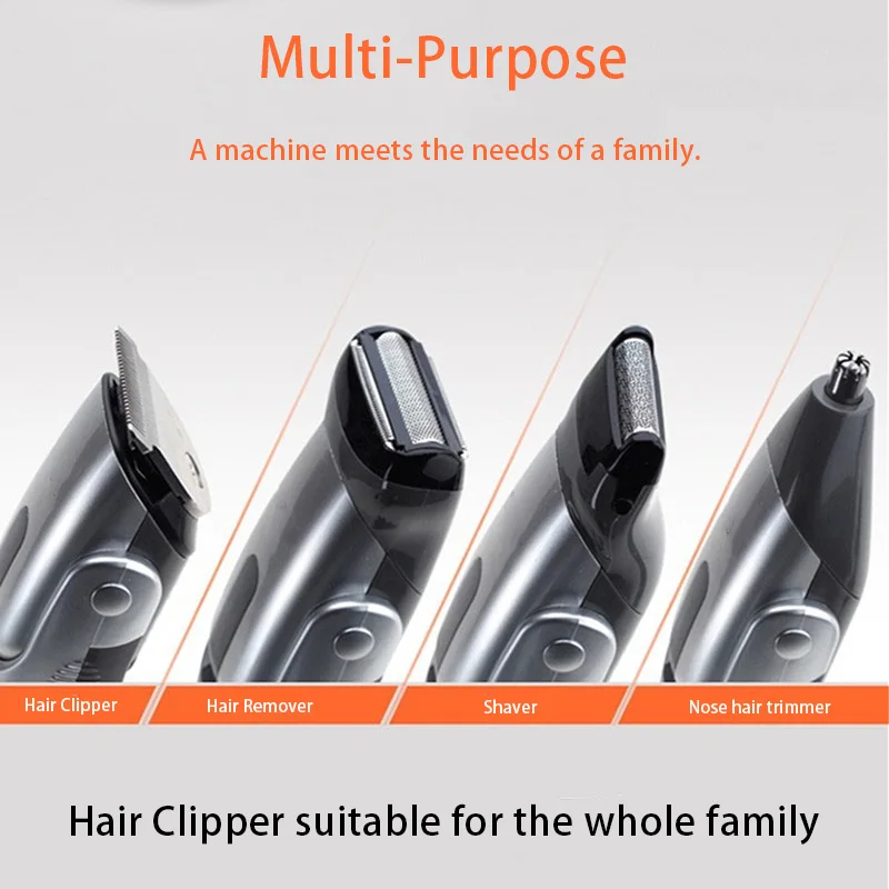 Electric Wireless Hair Clippers And Trimmers With Rotatable Cutter Head Ningbo Manufacturer