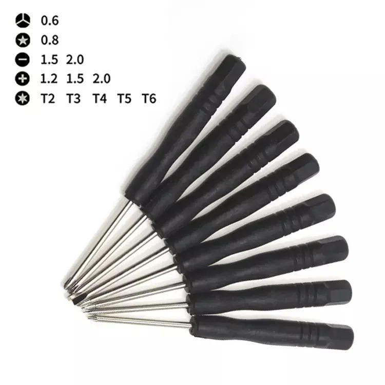 2.0mm Phillips mini screwdriver 1.5mm Slotted screwdriver small screwdriver disassembling tool