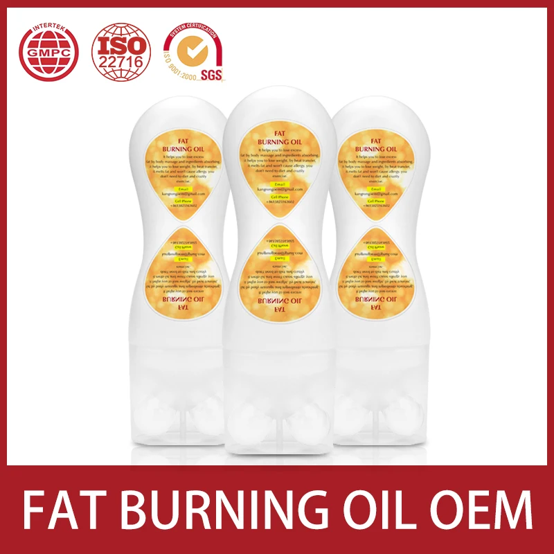 
Private Label Natural Shaping Fat Burning Weight Loss Body Herbal Slimming Massage Oil For Body Care 