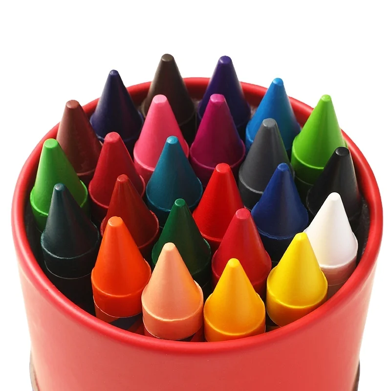 Washable Non-Toxic Eco-Friendly silky Colored crayon painting brush, kindergarten student graffiti enlightenment toy