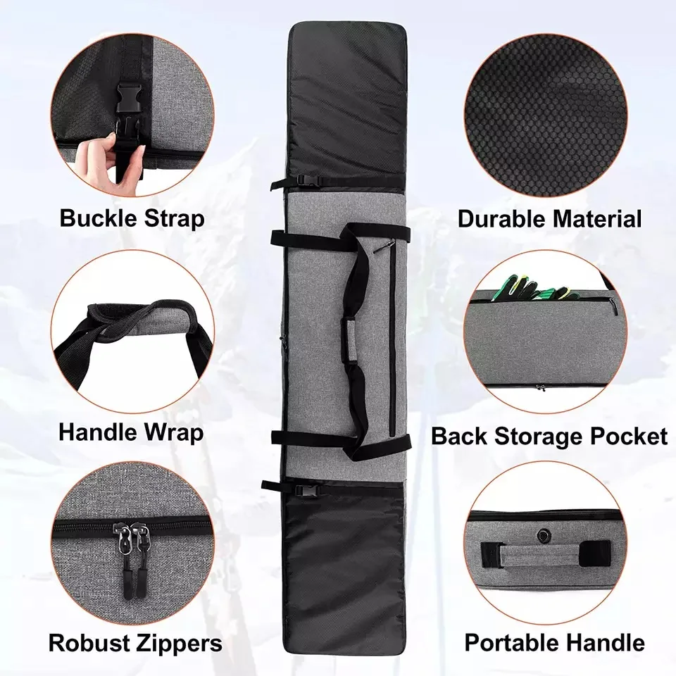 custom Outdoor sport snowboard bag ski landing bag ski bag snowboard