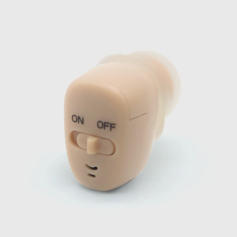 Portable Rechargeable Invisible Adjustable Noise Cancelling Hearing Amplifier Mini Ear Invisible Digital Hearing Aid For Deaf