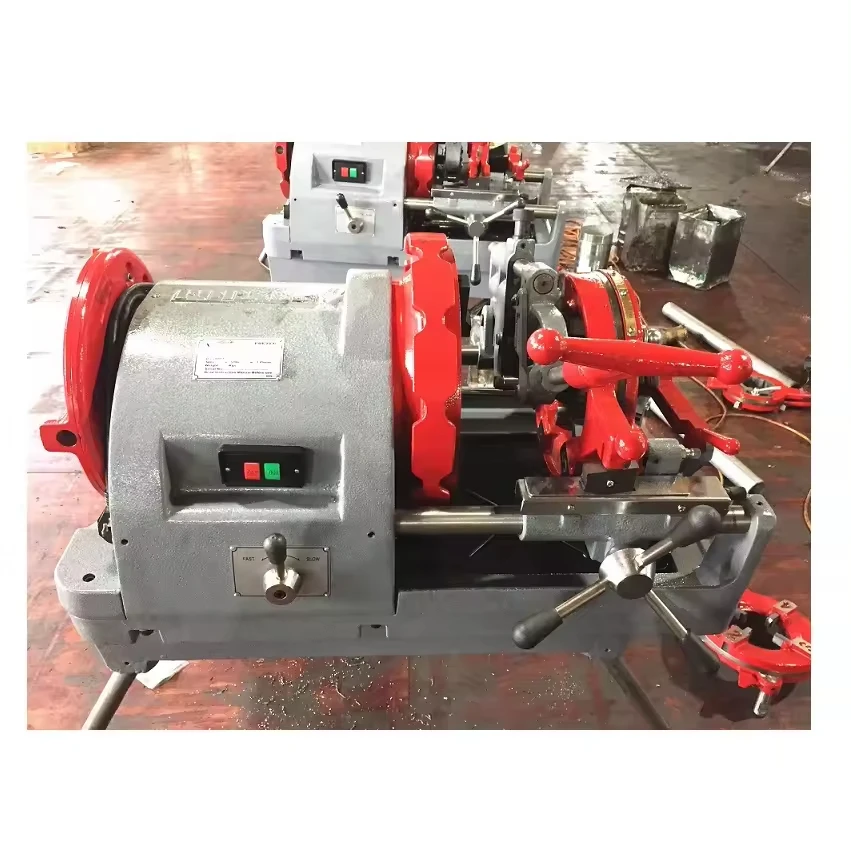 SUNTECHMACH High Function Power Pipe Threader Heavy Duty Pipe Threading Machine 6 Inch 3 Phase Pipe Threader