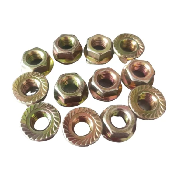 KEHUI fasteners Super September DIN 6923 flange nut Serrated non-slip anti-loosening hex nut Stainless steel flange nut